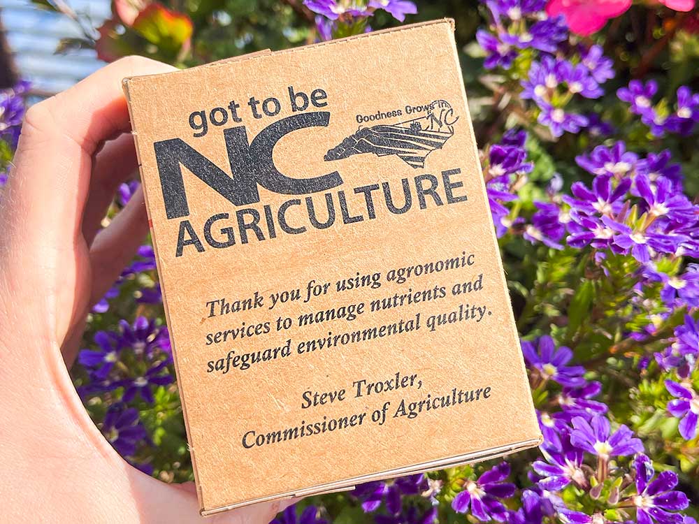 NC Agriculture packaging