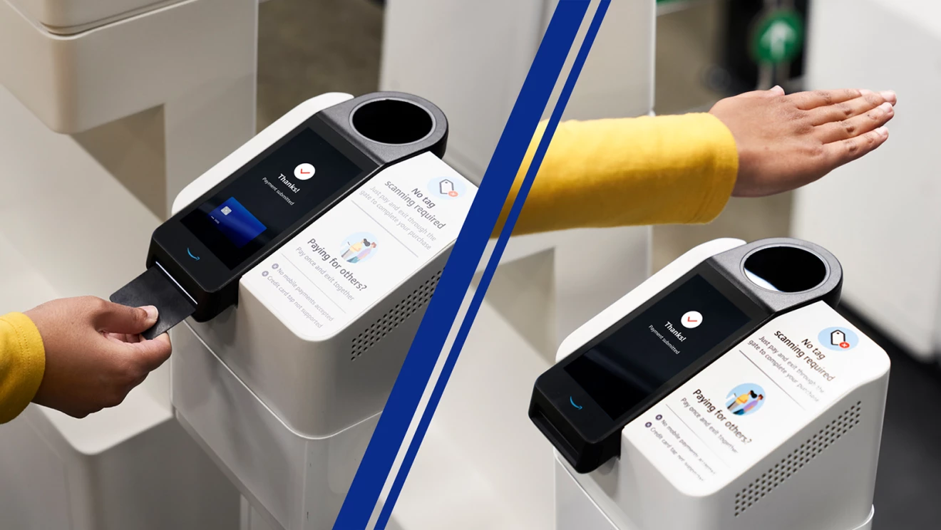 RFID with IoT integration, Amazon stores